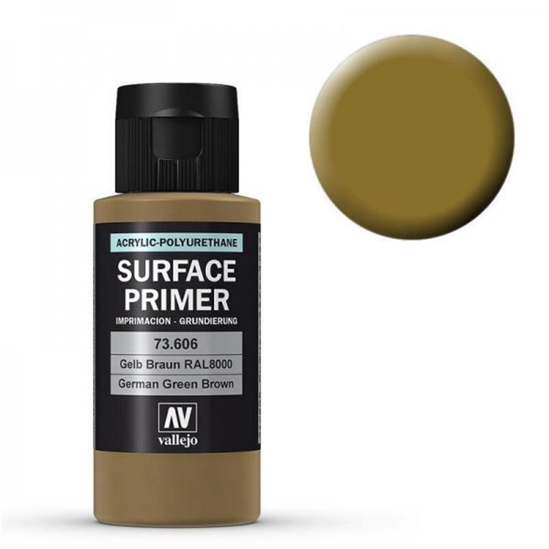 Vallejo 73606 60 ml. Ger. Green Brown, Astar Model Boyası