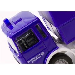 Herpa 310925 1/87 Ölçek MAN F8 Planen-LKW (THW) Kamyon, Sergilemeye Hazır Model Araç