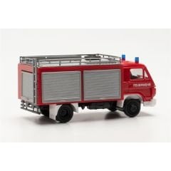 Herpa 097024 1/87 Ölçek MAN G90 TLF 8/18 İtfaiye Aracı, Sergilemeye Hazır Model Araç