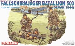 Dragon 6145 1/35 Ölçek 500 Askerli Paraşütçü Taburu (Drvar 1944) Asker Figürleri Plastik Model Kiti