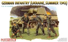 Dragon 6153 1/35 Alman Piyade Asker Figür Maket Seti Ukrayna, Yaz 1943