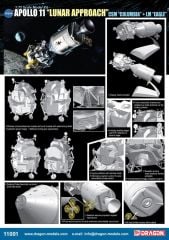 Dragon 11001 1/72 Apollo 11 Uzay Aracı Maketi ''Lunar Approach''