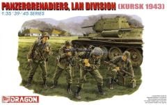 Dragon 6159 1/35 Ölçek Panzergrenadiers LAH Tümeni (Kursk 1943) Asker Figürleri  Plastik Model Kiti