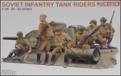 Dragon 6197 1/35 Ölçek Sovyet Tank Sürücü Asker Figürleri Plastik Model Kiti
