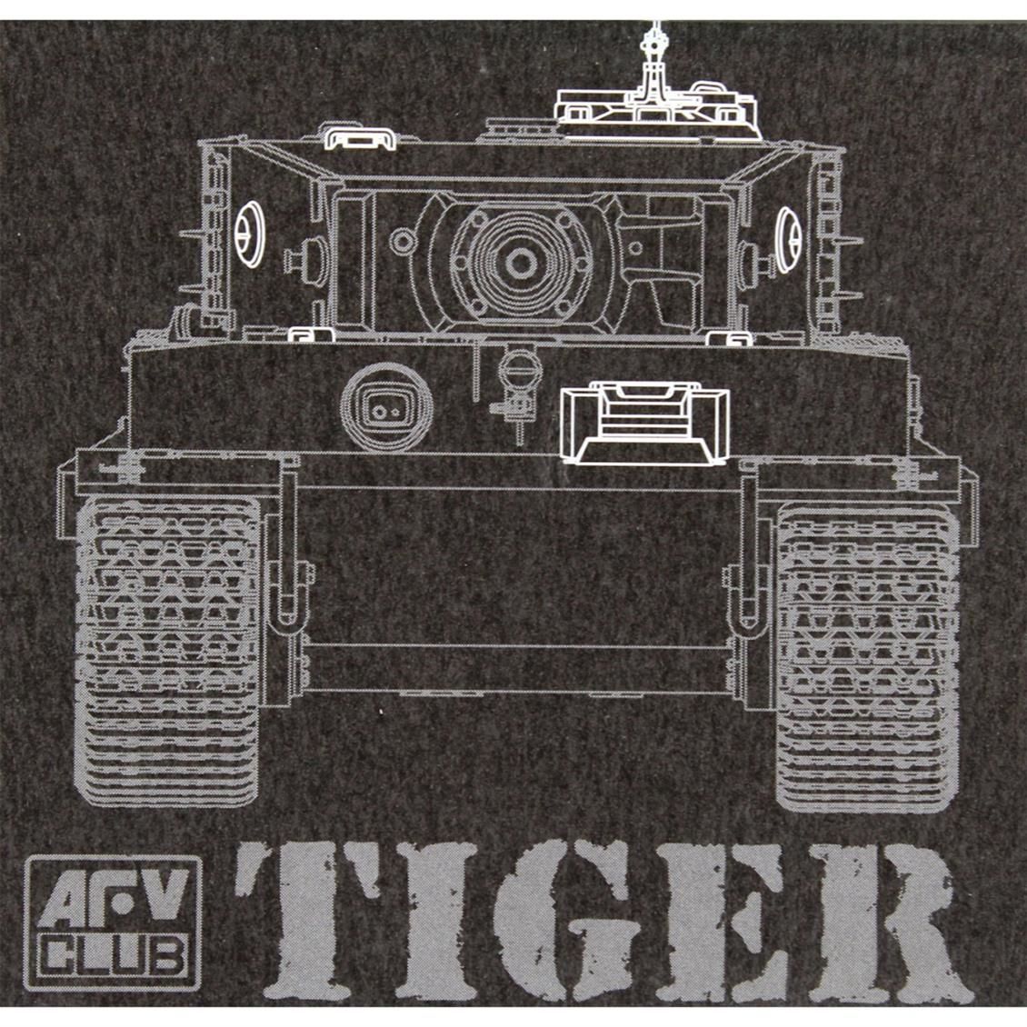 AFV Club AC35004 1/35 TIGER I Geç Dönem, Şeffaf Periskop Demonte Plastik Maketi