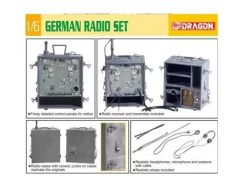 Dragon 75015 1/6 Ölçek Alman Telsiz Seti Plastik Model Kiti