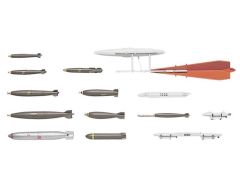 Hasegawa X48-1 36001 1/48 Ölçek Savaş Uçağı Silahları-A Plastik Model Kiti