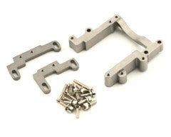 Engine mount, 2 piece, aluminum (w/ screws)