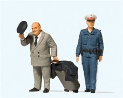 Preiser 44915 1/22,5 Ölçek reisender. polizistin. österr Figürleri