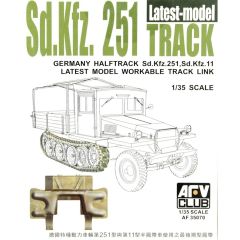 AFV Club AF35070 1/35 Sd.Kfz.251 Geç Dönem, Metal Görünümlü, Hareket Edebilen Tank Paleti Demonte Plastik Maket Seti