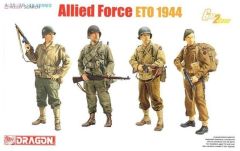 Dragon 6653 1/35 Ölçek Müttefik Kuvvetler (ETO 1944) Asker Figürleri Plastik Model Kiti