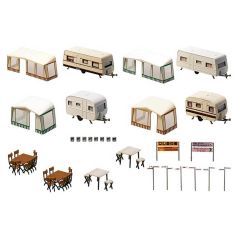 Faller 130503 1/87 Kamping Karavan Seti Demonte Plastik Maketi