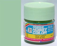 Gunze H031 10 ml. White Green, Aqueous Serisi Maket Boyası