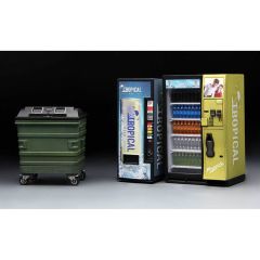 SPS018 1/35 VENDİNG MACHİNE&DUMPSTER SET