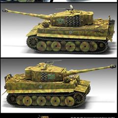 Academy 13287 1/35 Tiger-I Mid. (70.Yıl Normandiya Çıkartması) Tankı Demonte Plastik Maketi