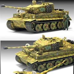 Academy 13287 1/35 Tiger-I Mid. (70.Yıl Normandiya Çıkartması) Tankı Demonte Plastik Maketi