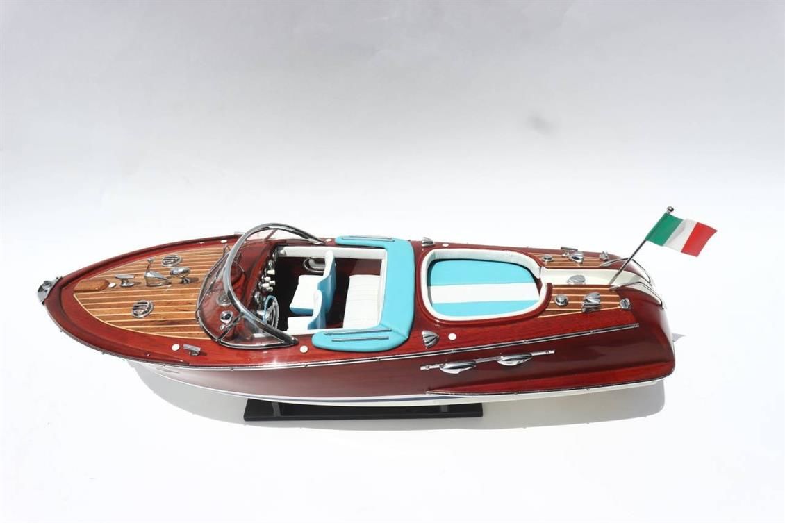 GIANHIEN SB0029P40 ÖZEL RIVA AQUARAMA AHŞAP GEMİ MAKETİ