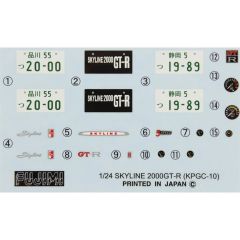 ID-163 1/24 NİSSAN KPGC10 SKYLİNE GT-R SEMİ-