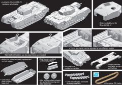 Dragon 7507 1/72 Churchill Mk.IV NA 75 Tank Maketi