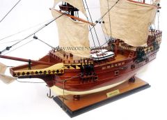 GIANHIEN TS0065P MAYFLOWER AHŞAP HAZIR YELKENLİ GEMİ MAKETİ