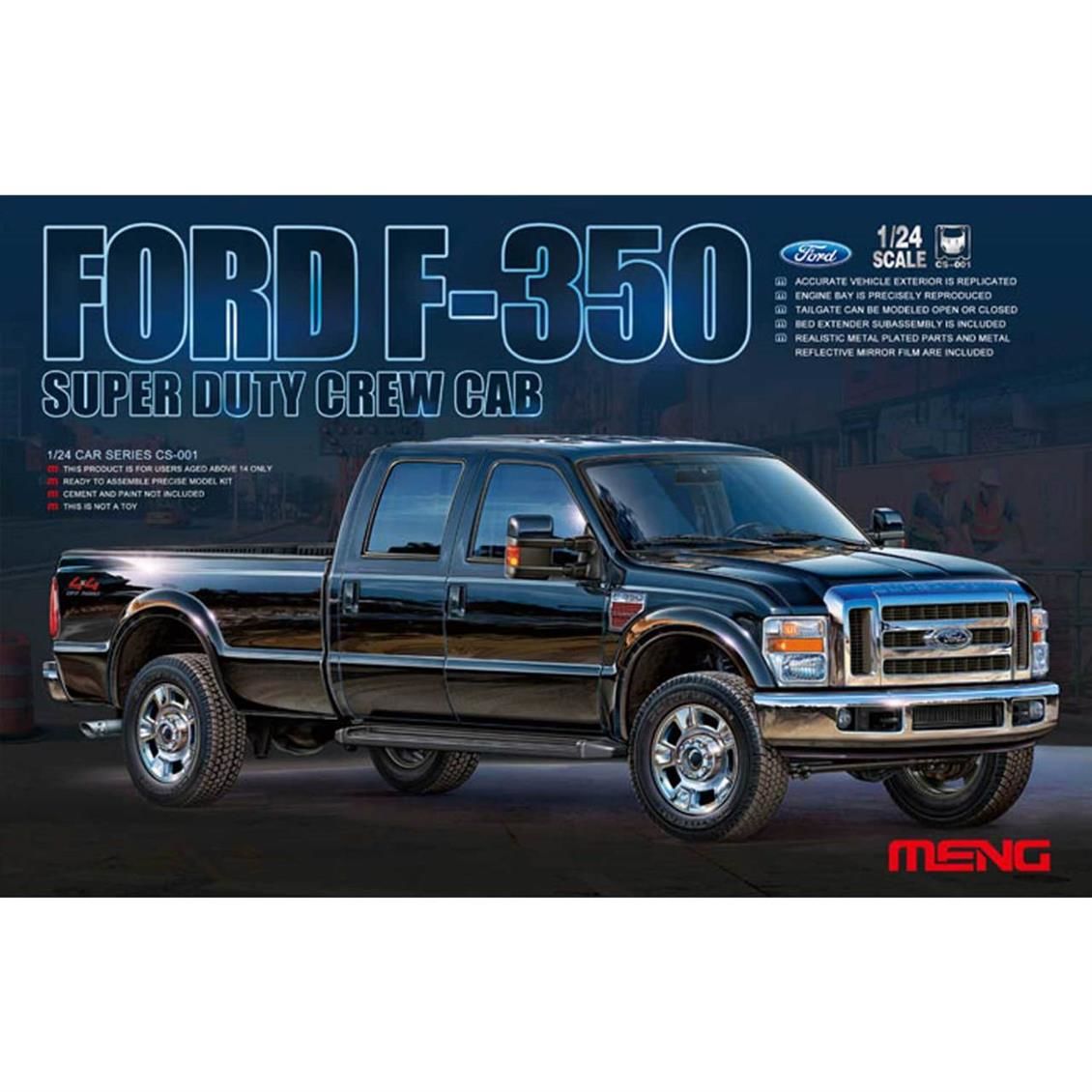 CS001 1/24 FORD F-350 SUPER DUTY CREW CAB