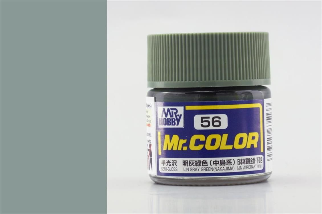 Gunze C056 10 ml. IJN Gray Green (Nakajima), Mr.Color Serisi Maket Boyası