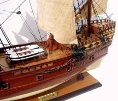 GIANHIEN YT0020P60 MAYFLOWER AHŞAP HAZIR YELKENLİ GEMİ MAKETİ