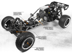 1/5 Baja 5B GAZ SBK Kit Demonte Kurşunsuz Benzinli Araba