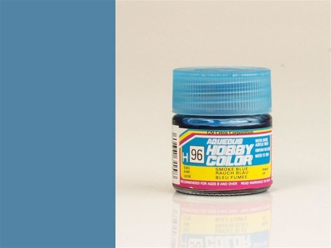 Gunze H096 10 ml. Smoke Blue, Aqueous Serisi Maket Boyası