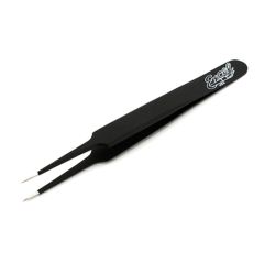 30421 4.5 İNCH STRAİGHT POİNT TWEEZERS (BLACK)