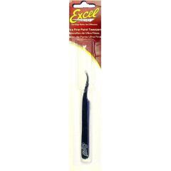 30423 4.5 İNCH SLANT POİNT TWEEZERS (BLUE)