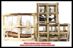 GIANHIEN TS0054P GJOA AHŞAP HAZIR YELKENLİ GEMİ MAKETİ