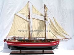 GIANHIEN TS0056P LILA DAN AHŞAP HAZIR YELKENLİ GEMİ MAKETİ