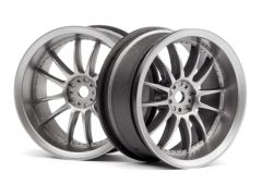 WORK XSA 02C WHEEL 26MM LIGHT GUNMENTAL (3MM offset /2PCS)