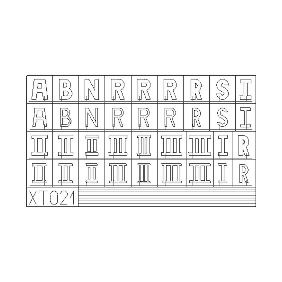 EDUARD XT021 1/35 German Letters Small Maket Detay
