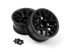 HPI Racing RTR WHEEL 26MM BLACK (6MM OFFSET/2PCS)