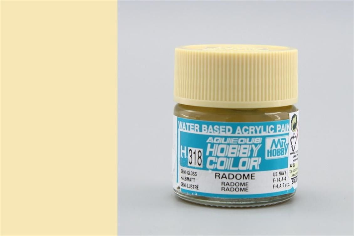 Gunze H318 10 ml. Radome, Aqueous Serisi Maket Boyası