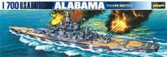 Hasegawa 608 49608 1/700 Ölçek USS Alabama Savaş Gemisi (Waterline Serisi) Plastik Model Kiti