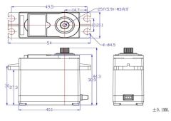 FT5113M 13kg Analog Metal Dişli Servo