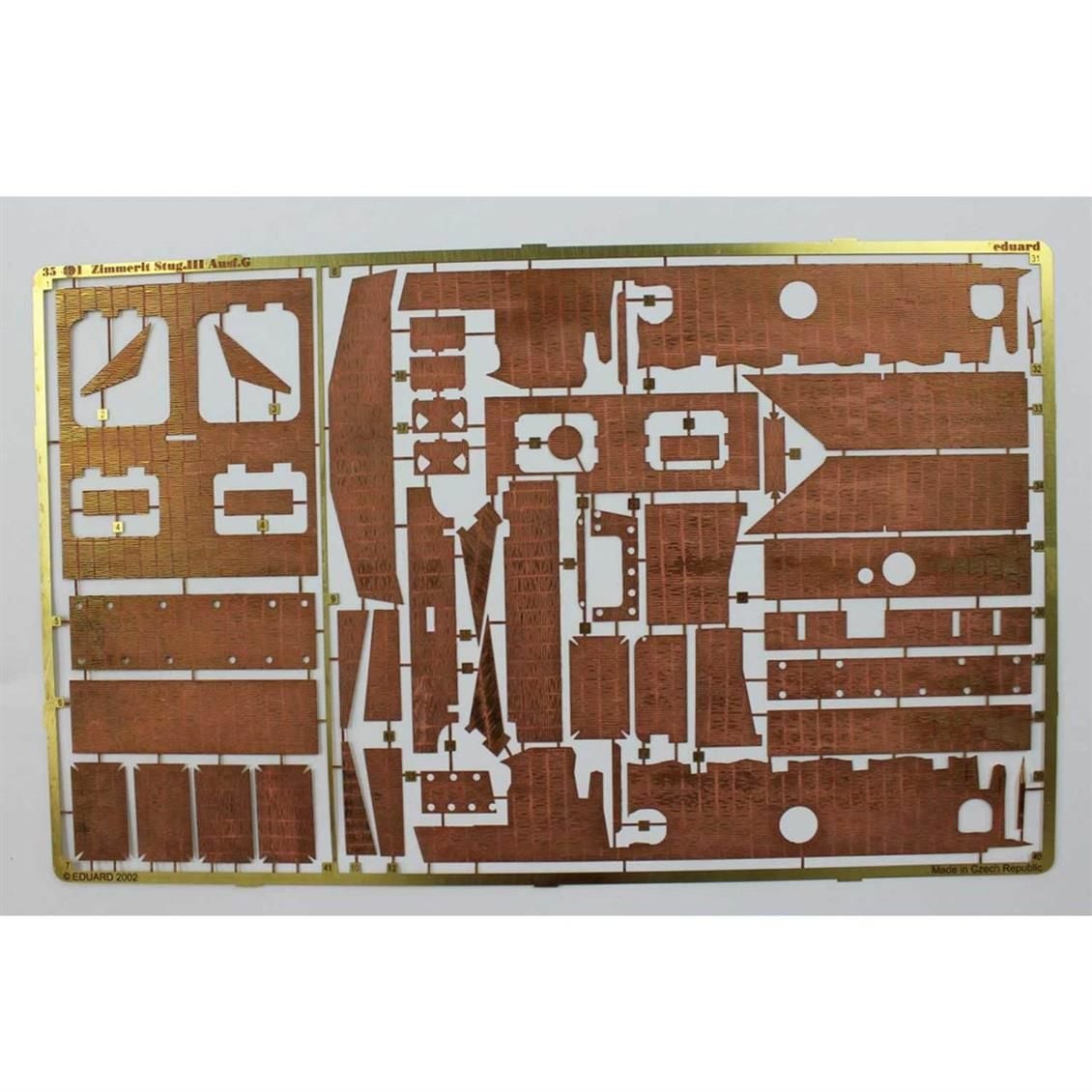 EDUARD 35491 1/35 Zimmerit StuG.III Ausf. G FOR TA