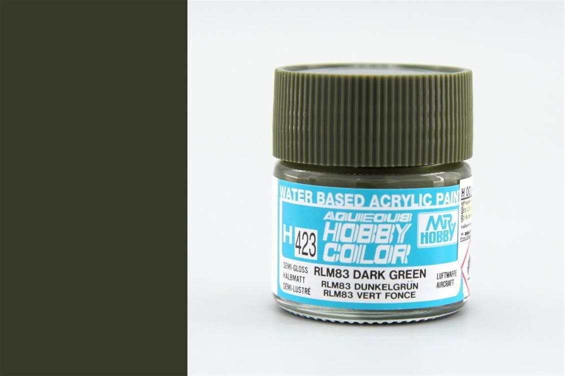 Gunze H423 10 ml. RLM83 Dark Green, Aqueous Serisi Maket Boyası