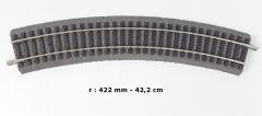 PIKO A-Track w. Roadbed R2 422 PU6