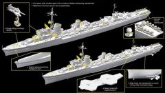 1049 1/350 GERMAN Z-38 DESTROYER