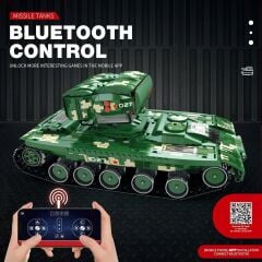 RC Canon Missle Battle Tank Puzzle Model