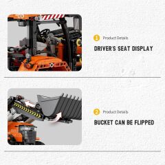 RC Loader Traktör Puzzle Model