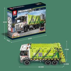 RC Çöp Kamyonu Compressed Garbage Truck Puzzle Model