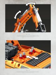 RC Mechanical Excavator Puzzle Model