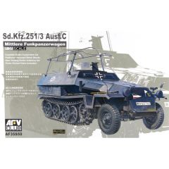 AFV Club AF35S50 1/35 Sd.Kfz. 251/3 Ausf. C Tank Demonte Plastik Maketi