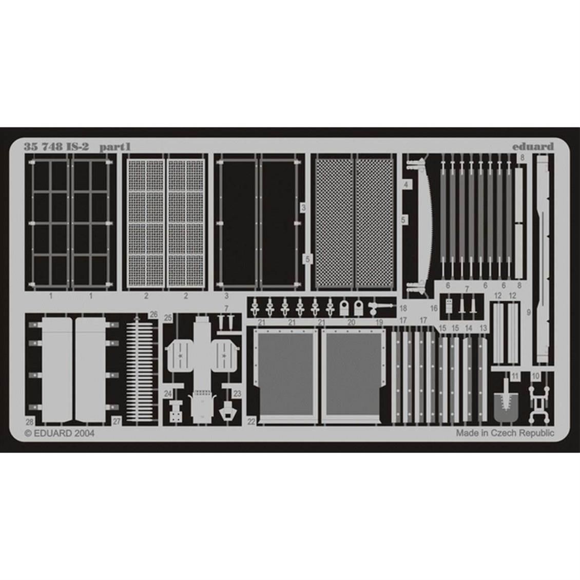 EDUARD 35748 1/35 IS-2 FOR ITALERI/ZVEZDA Maket De