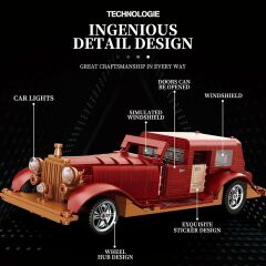 1/12 Classic Car Rolls-Royce Puzzle Maket